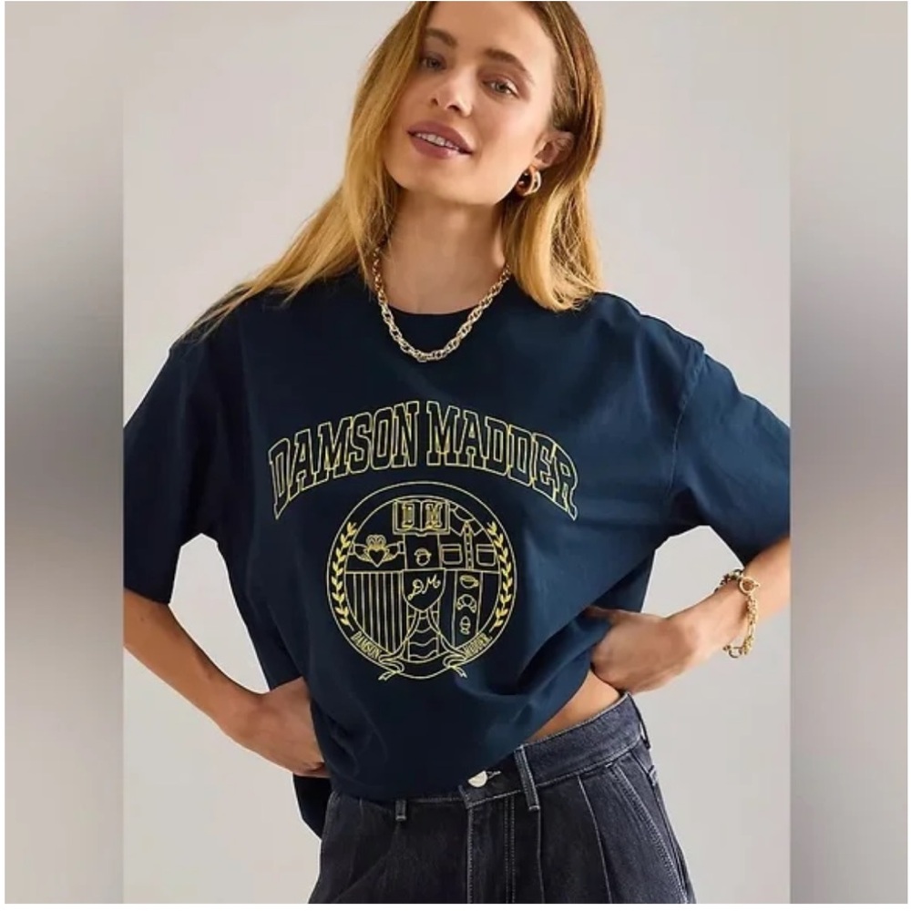Damson Madder Oversized Crewneck Tee
